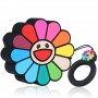 Custodia per Airpod con girasole colorato e carino come regalo aziendale personalizzato