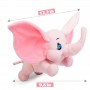 Regalo personalizzato Peluche elefante rosa come regalo per le vacanze dei bambini