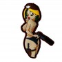 Regali promozionali sfusi hot sexy Lady Diy PVC Patch