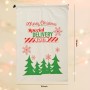 Confezione da 3 sacchetti regalo di Natale grandi personalizzati per borse tote personalizzate