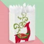 Sacchetti regalo di Natale con logo personalizzato Goody Bag da confezionare