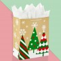 Sacchetti regalo di Natale con logo personalizzato Goody Bag da confezionare