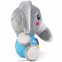 Regalo di Natale personalizzato per bambini in peluche con elefante in peluche natalizio