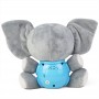 Regalo di Natale personalizzato per bambini in peluche con elefante in peluche natalizio