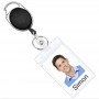 2020 Nuovo porta badge retrattile con pulsante porta badge con clip da cintura