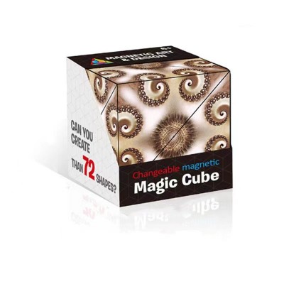 Cubo Shashibo magnetico magico personalizzato a caldo con il tuo design