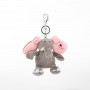 Portachiavi personalizzato con elefante in peluche