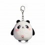 Portachiavi personalizzato con panda in peluche