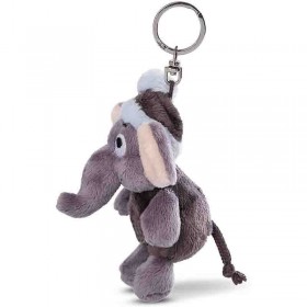 Portachiavi personalizzato in peluche a forma di elefante