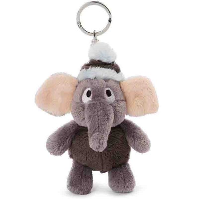 Portachiavi personalizzato in peluche a forma di elefante