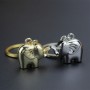 Portachiavi personalizzato in metallo con elefante Portachiavi 3D personalizzato con elefante