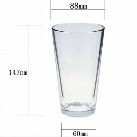Boccale da acqua in vetro personalizzato con motivo serigrafato Boccale da birra in vetro personalizzato