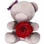 Peluche personalizzato a forma di rosa, regalo per le feste