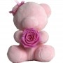 Peluche personalizzato a forma di rosa, regalo per le feste