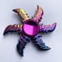 Spinner Fidget Spinner arcobaleno in metallo all'ingrosso Focus Relief Stress Fidget Spinner