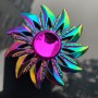 Spinner Fidget Spinner arcobaleno in metallo all'ingrosso Focus Relief Stress Fidget Spinner