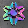 Spinner di decompressione personalizzato a mano Spinner Fidget personalizzato con placcatura in metallo