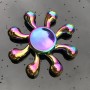 Spinner di decompressione personalizzato a mano Spinner Fidget personalizzato con placcatura in metallo