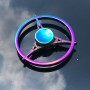 Spinner di decompressione personalizzato a mano Spinner Fidget personalizzato con placcatura in metallo