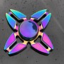 Spinner di decompressione personalizzato a mano Spinner Fidget personalizzato con placcatura in metallo