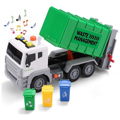 Promozione regalo 12'' Giocattolo camion della spazzatura per bambini in vendita a prezzo di fabbrica