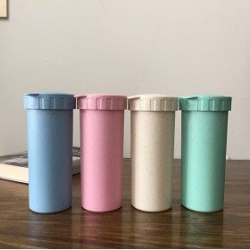 Bottiglia d'acqua personalizzata infrangibile in paglia di grano del fornitore del regalo