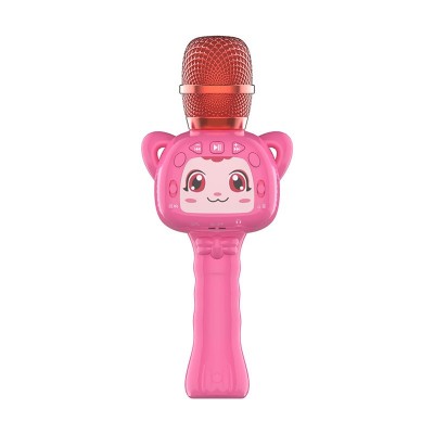 Il più venduto Mic-k17 Microfono Karaoke Rosa Musica Giocattolo per Bambini