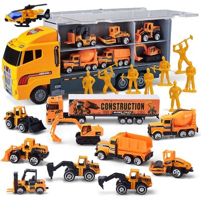 Prezzo di fabbrica auto camion giocattoli Carrier Construction Cars 11 in 1 giocattoli