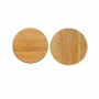 Caricabatterie wireless in legno personalizzato con logo Ricarica wireless tramite legno