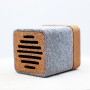 Altoparlante Bluetooth personalizzato Altoparlante wireless in bambù ecologico