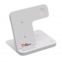 Caricabatterie wireless per smartphone Supporto di ricarica wireless 3 in 1 da 15 W con luce LED