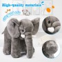 Peluche di medie dimensioni, 11,4 pollici, a forma di elefante, per bambini