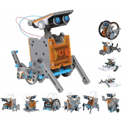 Toyard Kit di blocchi di costruzione di robot solari Giocattoli STEM per ragazzi e ragazze Kit scientifici per bambini