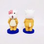 Mini animali Capodanno Bue PVC Figure Regali Cartoni Animati Accessori