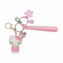 Portachiavi in gomma personalizzato con figura Sanrio kawaii, regalo promozionale