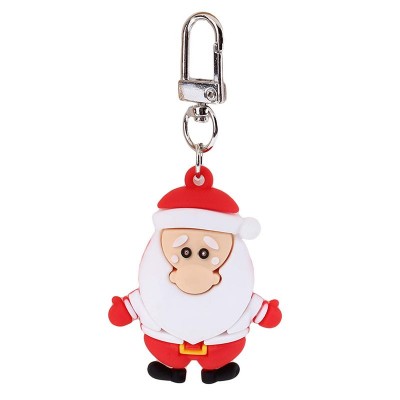 Portachiavi in ​​PVC personalizzato con Babbo Natale I migliori regali per l'azienda Portachiavi in ​​PVC