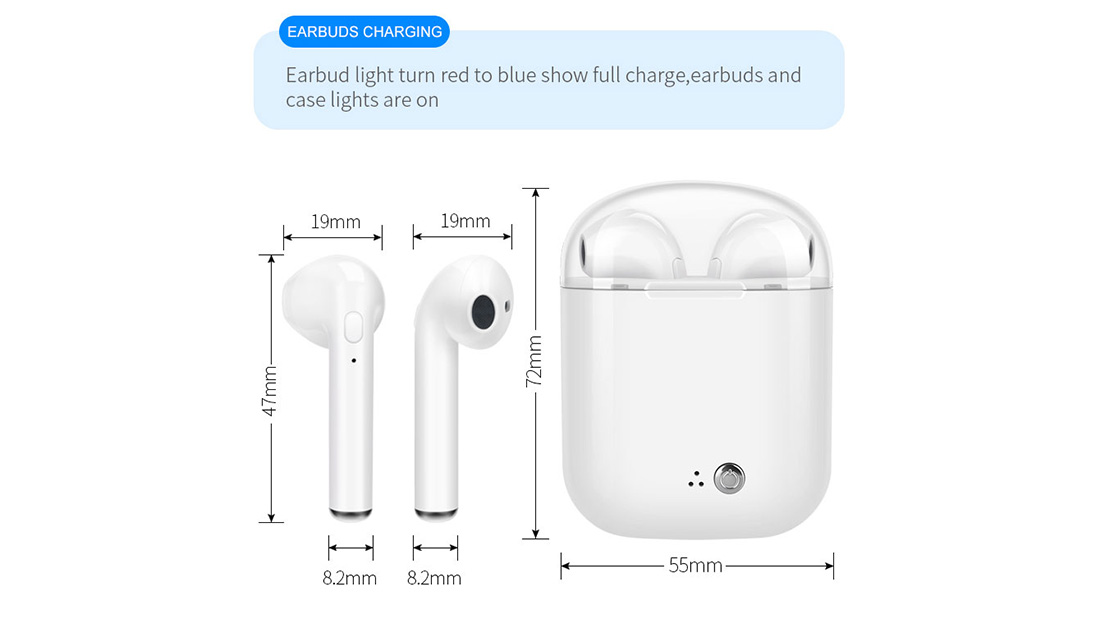 articoli promozionali con logo i7s tws earpods fornitore negli USA